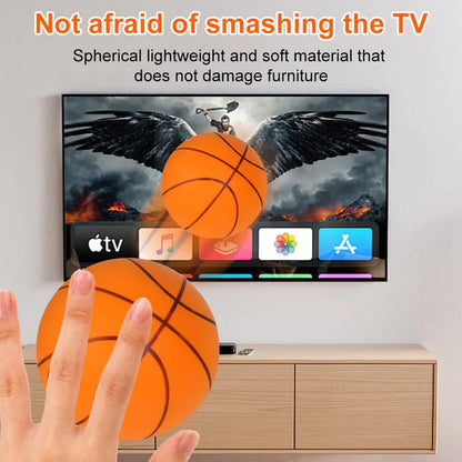 Indoor Basketball High Bounce Silent Dribbling Foam Ball Noiseless Non-deforming For Training