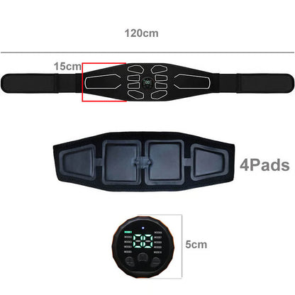 Muscle Toner Waist Belt for Abdominal Training Abdominal Massager Fitness Equipment
