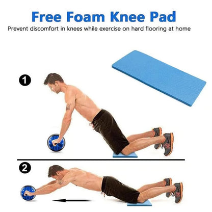 Muscle Trainer Fitness Equipment, Roller Wheel Abdominal Exercise Roller, Ab Roller Wheel, No Noise Non-slip Soft Foam