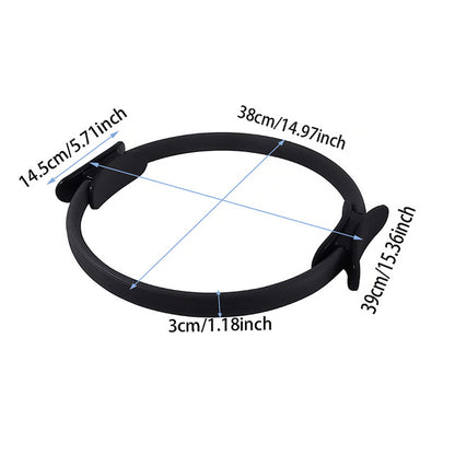 Yoga Pilates Ring Yoga Supplies, Magic Ring Grip Pilates Ring for Full Body Fitness & Toning