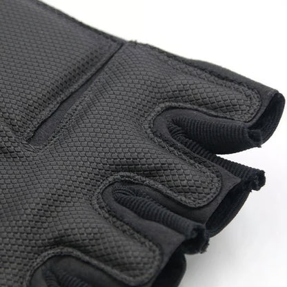 Half Finger Men's Tactical Gloves – Impact Resistant Outdoor Sports & Military Gear