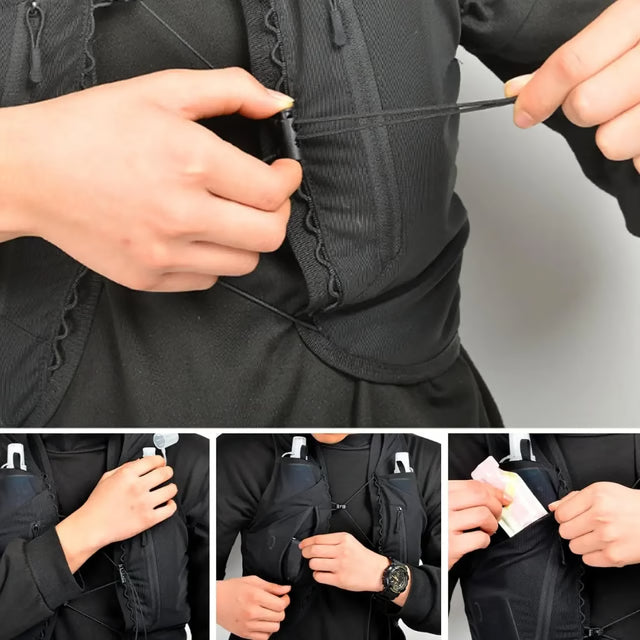 Outdoor Running Vest Hydration Vest for Trail Running, Elastic Sealing Outdoor Sports Bag for Jogging Cycling Hiking