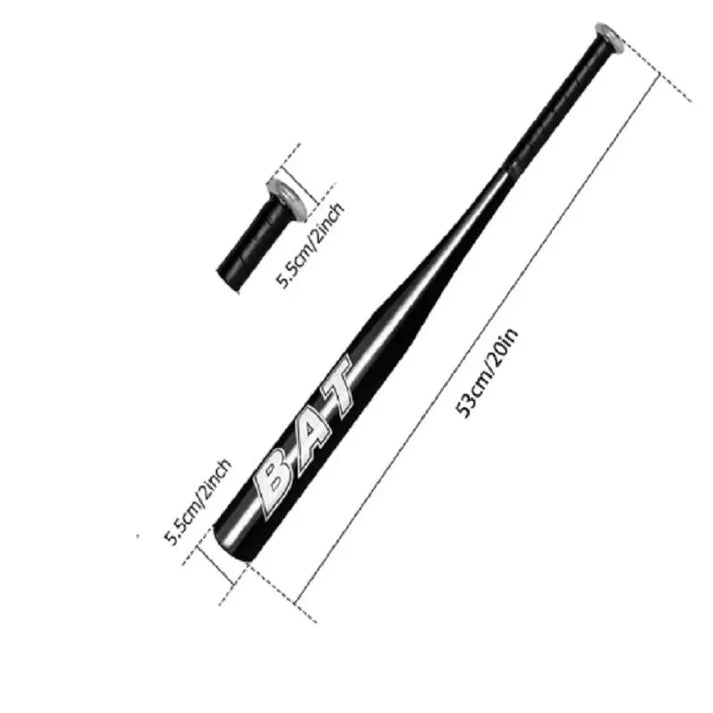 Aluminum Alloy Thickened Baseball Bat with Softball Gloves &amp; Ball, Outdoor Sports, Home, Personal Self-Defense Gear