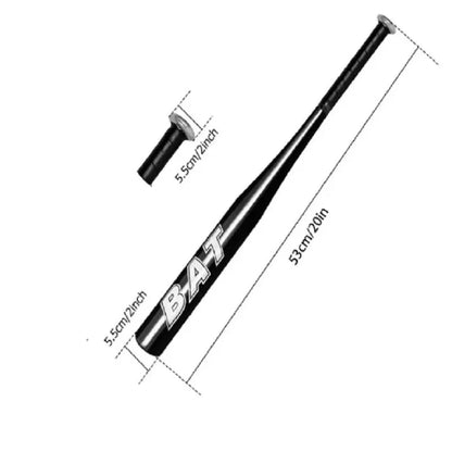 Aluminum Alloy Thickened Baseball Bat with Softball Gloves &amp; Ball, Outdoor Sports, Home, Personal Self-Defense Gear