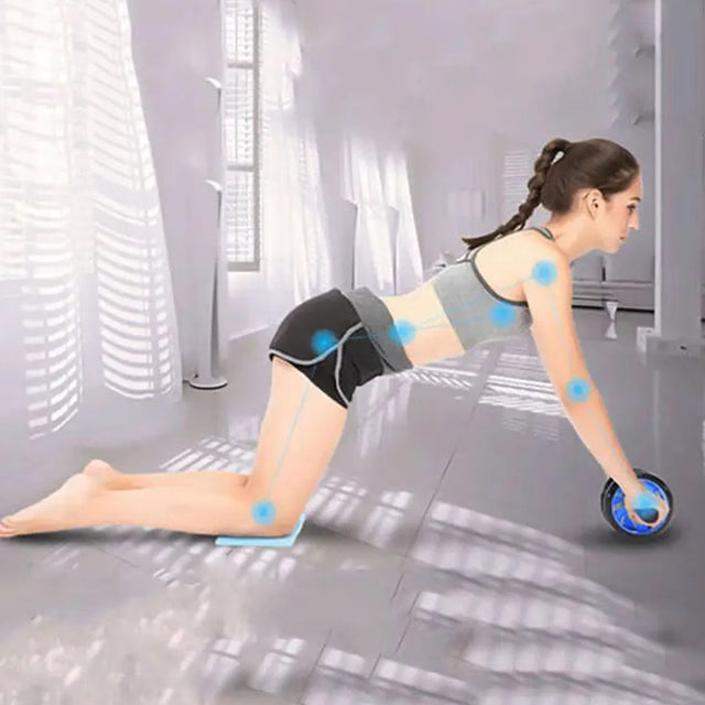 Muscle Trainer Fitness Equipment, Roller Wheel Abdominal Exercise Roller, Ab Roller Wheel, No Noise Non-slip Soft Foam
