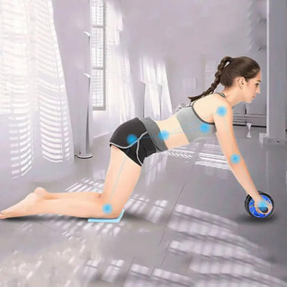 Muscle Trainer Fitness Equipment, Roller Wheel Abdominal Exercise Roller, Ab Roller Wheel, No Noise Non-slip Soft Foam